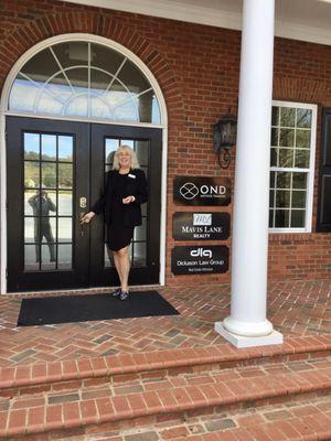 Mavis Anderson at the office in West Cobb