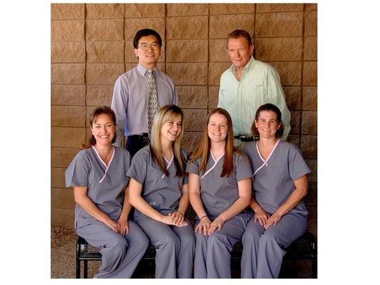 Dr. Meng, Dr. Sparks and staff