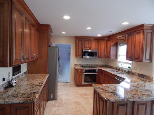 Remodeled kitchen