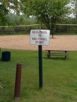 Guess I won't be playing Volleyball'