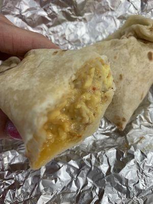 Breakfast burrito...awful.