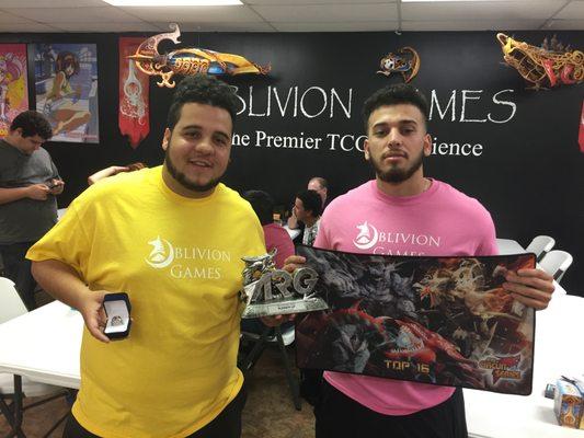 Our team members winning tournaments and bringing home the spoils