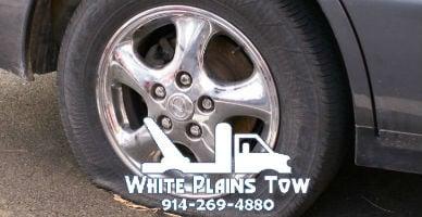 We can help you with a tire blowout or fix a flat tire on the car. Call  (914) 269-4880 for the best tow truck in White Plain...