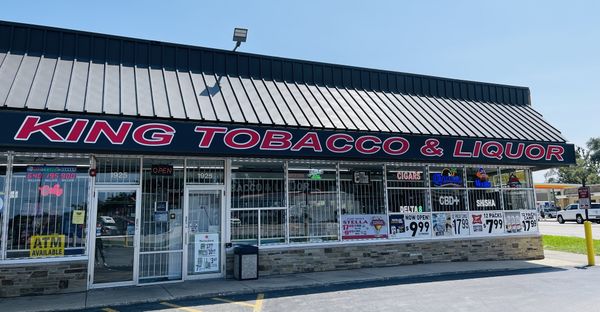 NEW KING TOBACCO & LIQUOR STORE IN TOWN VISIT ONCE!