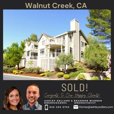 SOLD in Walnut Creek, CA: Call us (925)255-5755