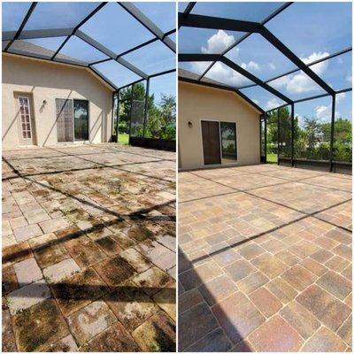 Bring your pavers back to life, RESTORE-IT!!