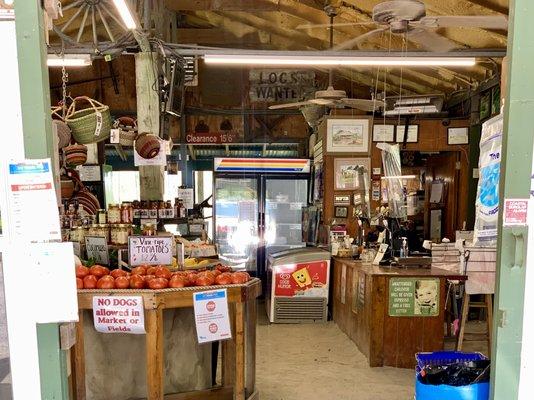 Inside view of the market.