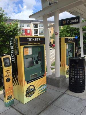 New ticket machines. Was an attendant there to help