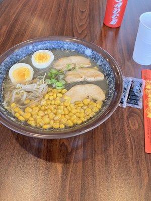 Chicken Ramen (gluten free with glass noodles)