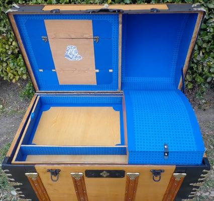 Restored  Antique Trunk