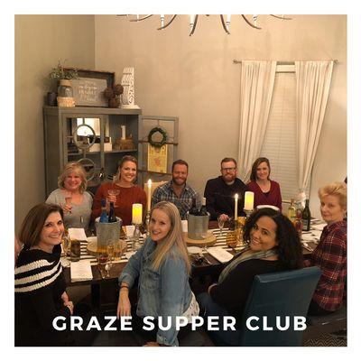 Graze supper club guests.