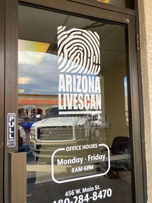 Arizona Livescan Fingerprinting