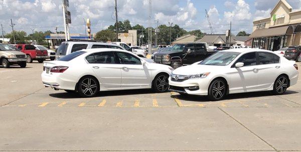 Daughters and mine cars, both done at Pro Tech