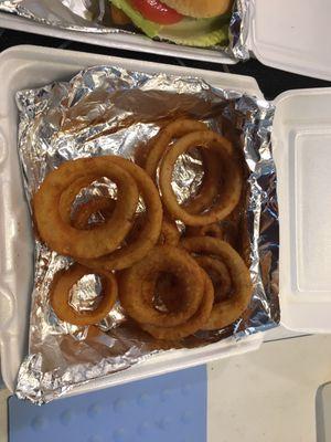 Small order of onion rings!