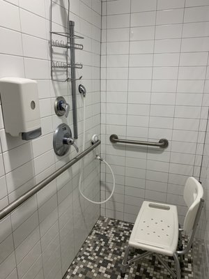 New handicapped accessible showers!