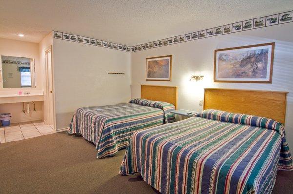 Clean, Comfortable Rooms.