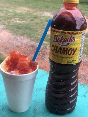 Mango with Chamoy Snocone