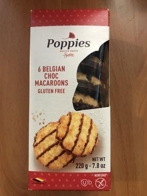 Poppies Belgian Chocolate Macaroons