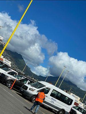 Picking up the car in Honolulu