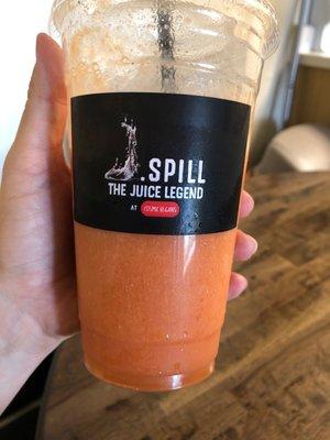 Orange Heat smoothie with ginger