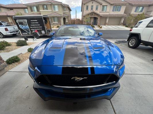 2021 Convertible Mustang S550 model. Treated with 6 month Ceramic Sealant