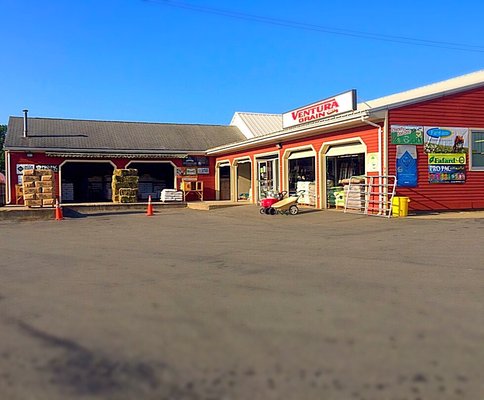 Front entrance and loading dock