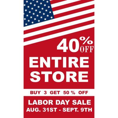 LABOR DAY SALE