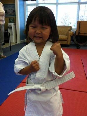 Girl rock at martial arts!