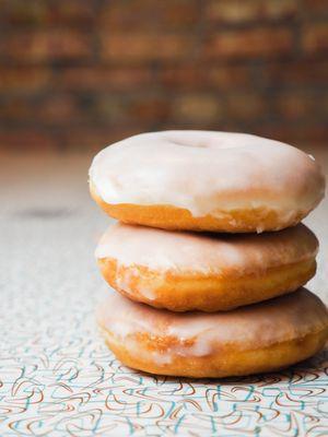 Glazed Donut Dessert | West Town Bakery Financial District | Downtown Chicago Coffee Counter