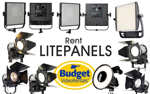 Rent Lite Panels, along with Kino Flo, and a huge selection of HMI and incandescent lights.