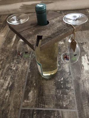 Wine glass holder