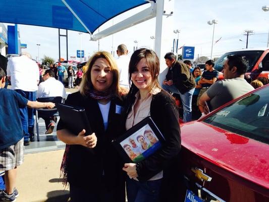 Event in Waco, Texas 2014.  Yolanda and Gabriela.