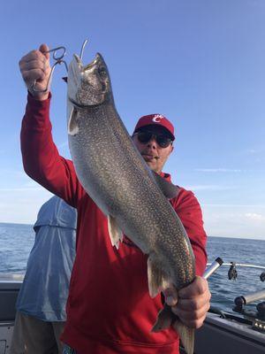 Lake Trout, caught trolling for King Salmons