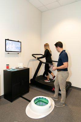 Gait analysis via the treadmill