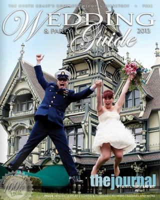 JJT Photography on the cover of the 2013 North Coast Journal Wedding guide!