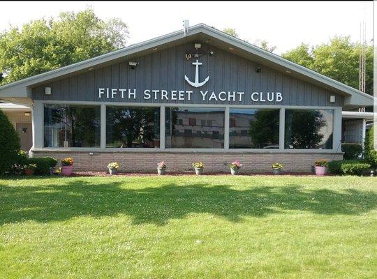 5th Street Yacht Club - View from River