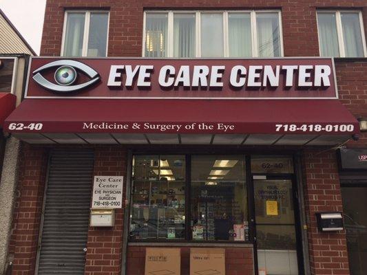 Eye Care Center Storefront