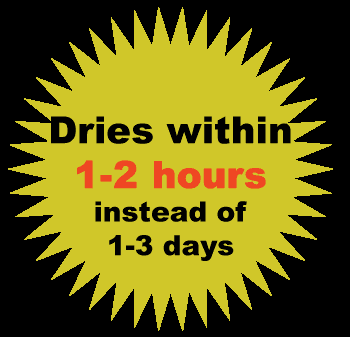 DryMaster Dry Carpet cleaning method dries in 1-2 hours, & never leaves behind sticky, soggy residue on top or underneath carpet