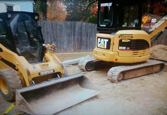 Simmon's Paving will gladly store their equipment on your property for an indefinite period of time.