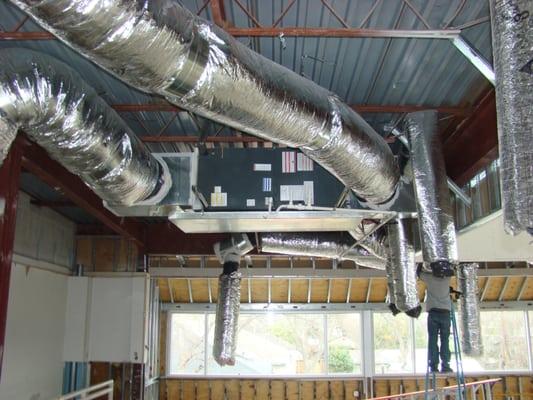 Commercial HVAC install