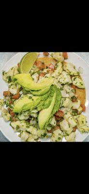 Tostadas ceviche