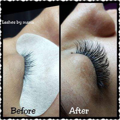 Beautiful volume lashes