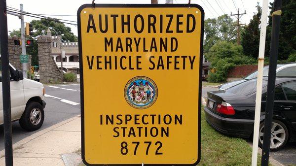 MARYLAND STATE INSPECTION