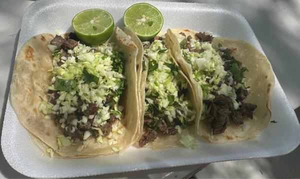 Steak tacos