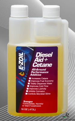 E-ZOIL Diesel Aid + Cetane All-Around Performance Fuel Additive.