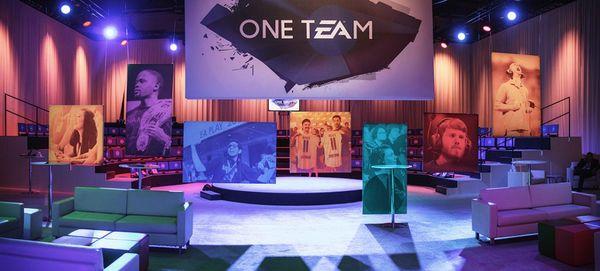 EA Games "One Team" event. We Printed That!