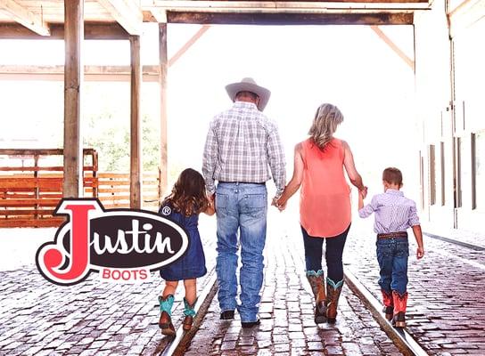 Huge selection of Justin Boots to fit the entire family.