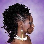 Nice & funky curl loc mohawk