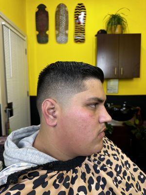 Taper fade done by TacoCutsHair