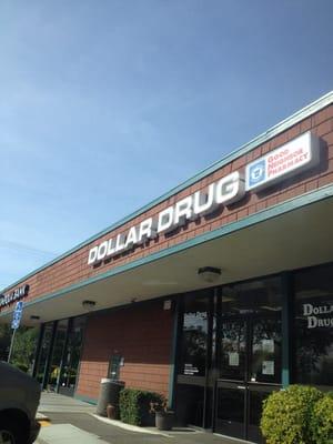 Dollar Drug, closed Sundays!